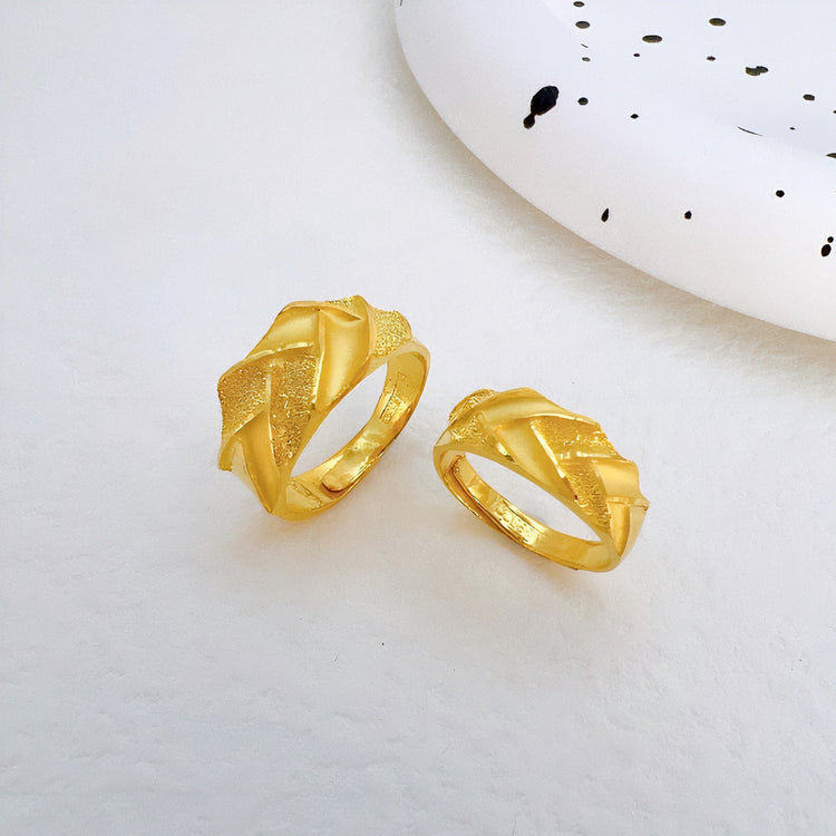 黃金對戒GD024