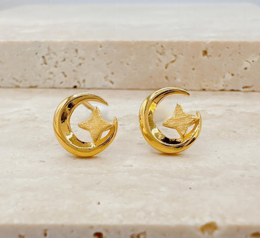 黃金耳環-星光