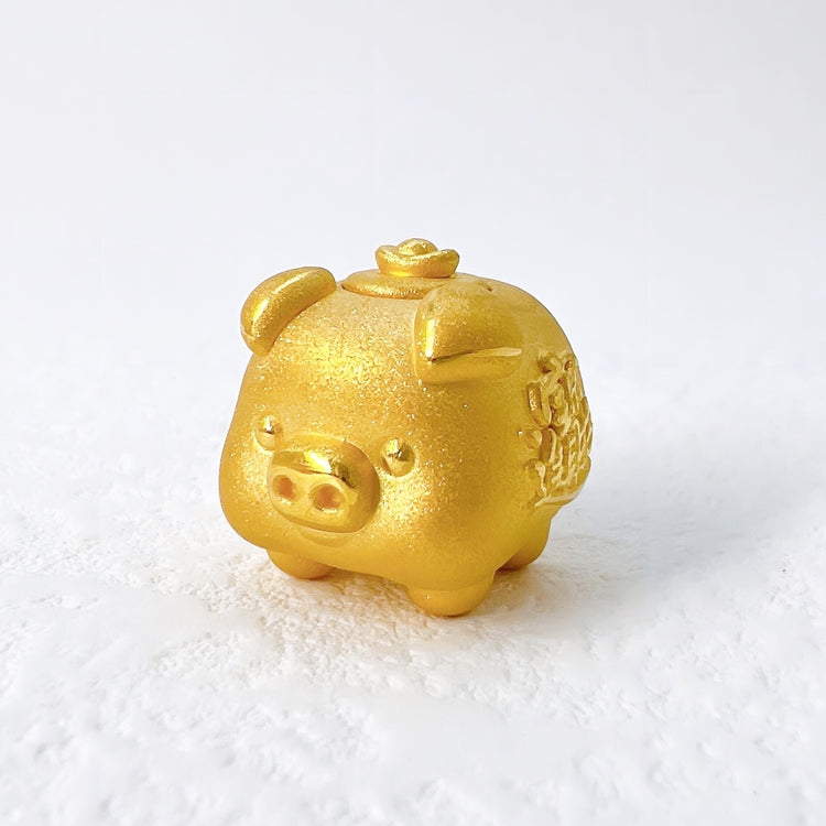 黃金擺件-招財豬存錢筒(小)、(大)