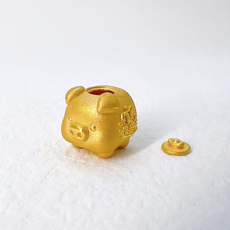 黃金擺件-招財豬存錢筒(小)、(大)